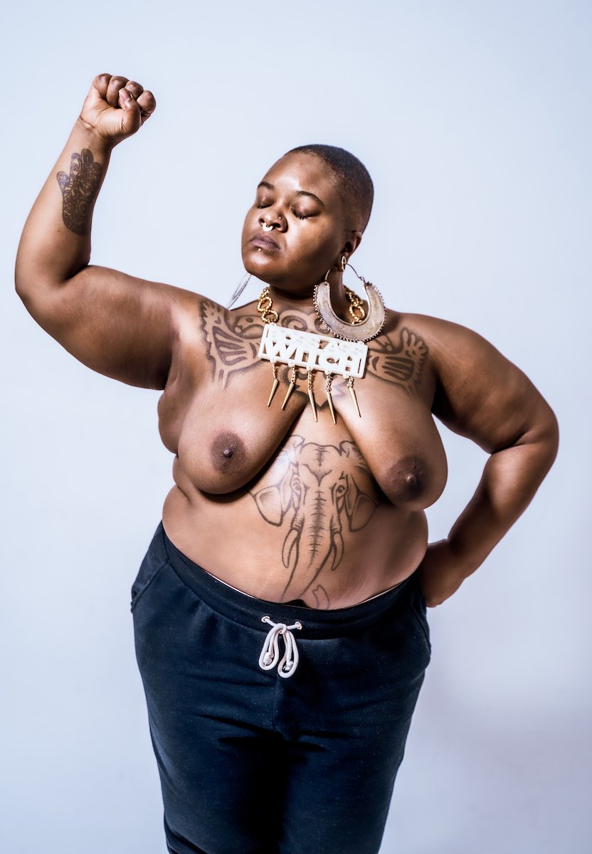 LadySpeech-arm-raised-black-power-fist