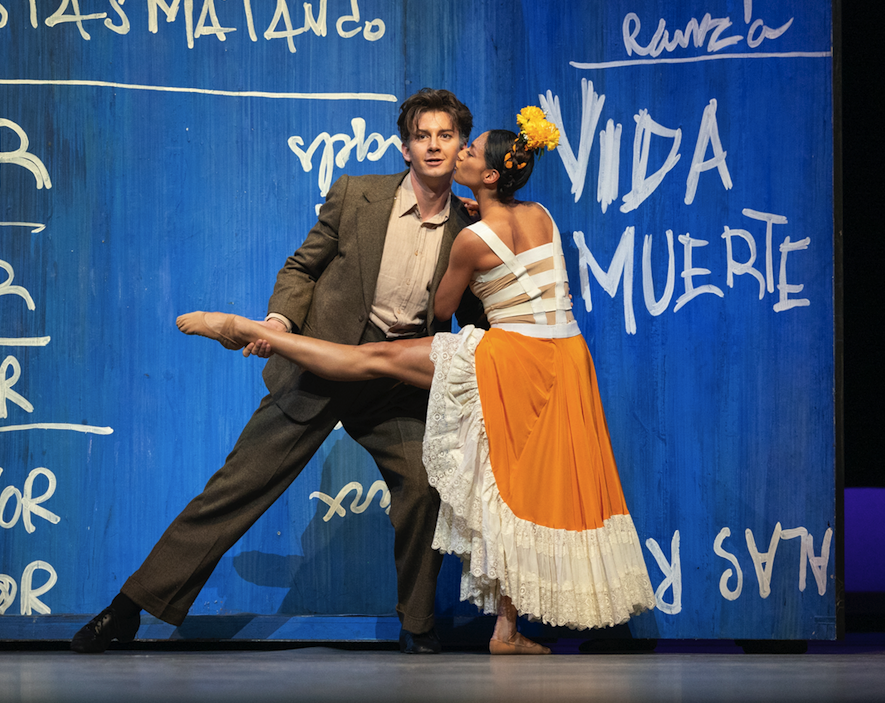 Isabella DeVivo kisses John-Paul Simoens on the cheek by Chris Hardy