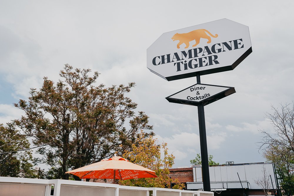 OFM Queer Bazaar held on the patio of Champagne Tiger.