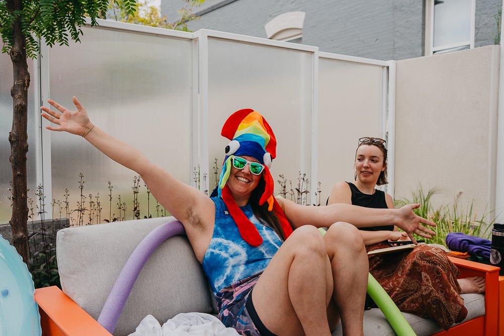Denver Squid Water Polo at OFM's Queer Bazaar at Champagne Tiger.