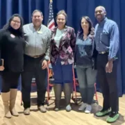 Auroras City Counsel 2025, Gianina Horton, Ward I, Councilmember Ruben Medina, Ward III, Alli Jackson, at-large, Amy Wiles, Ward II, and Rob Andrews, at-large
