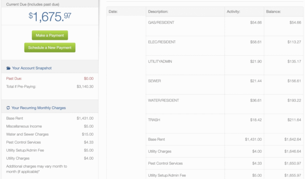 apartment prices westminster colorado
