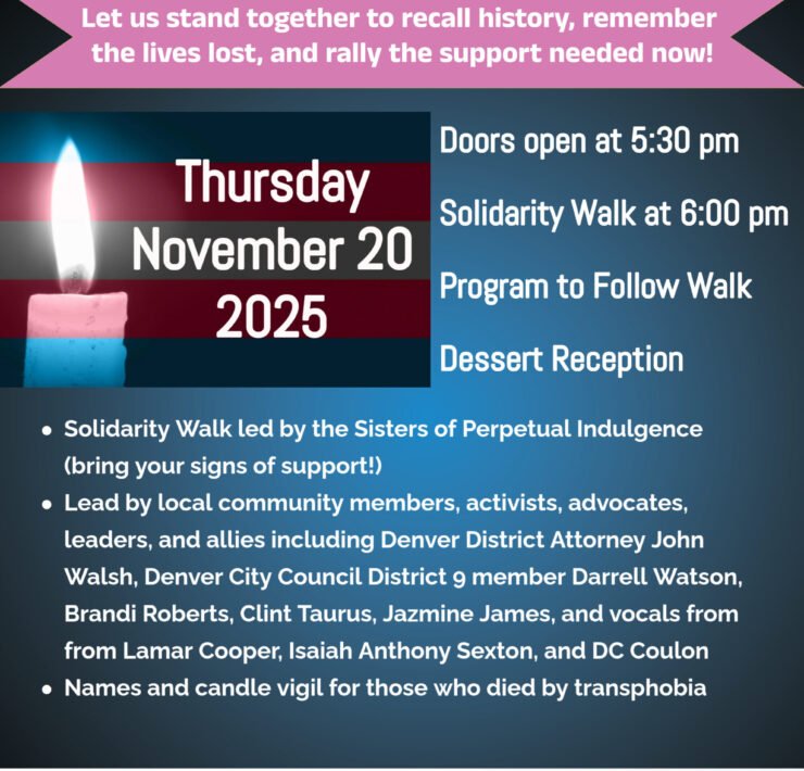 flyer ad for the event with details laid out in the story