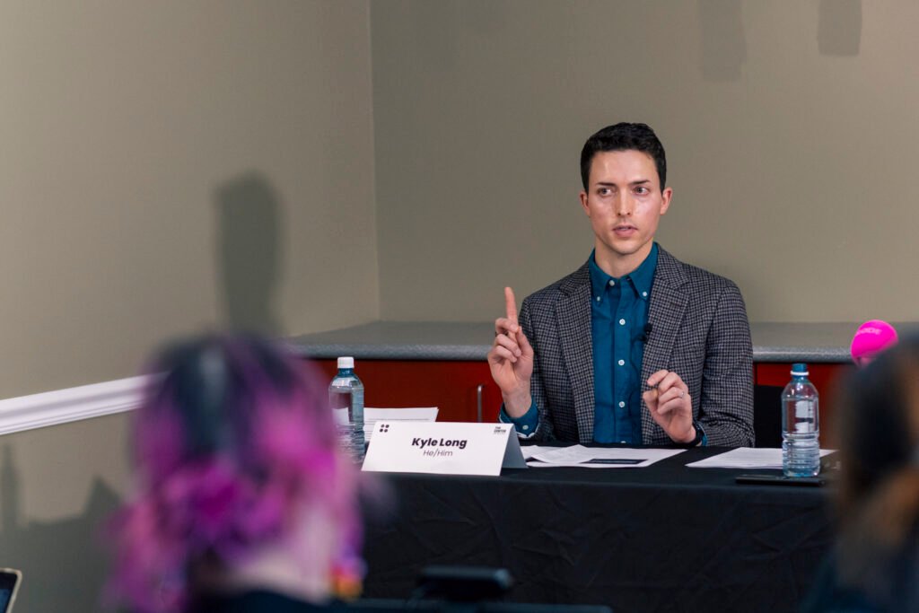 Panel discussion about Denver Pride 2026 in Denver Colorado