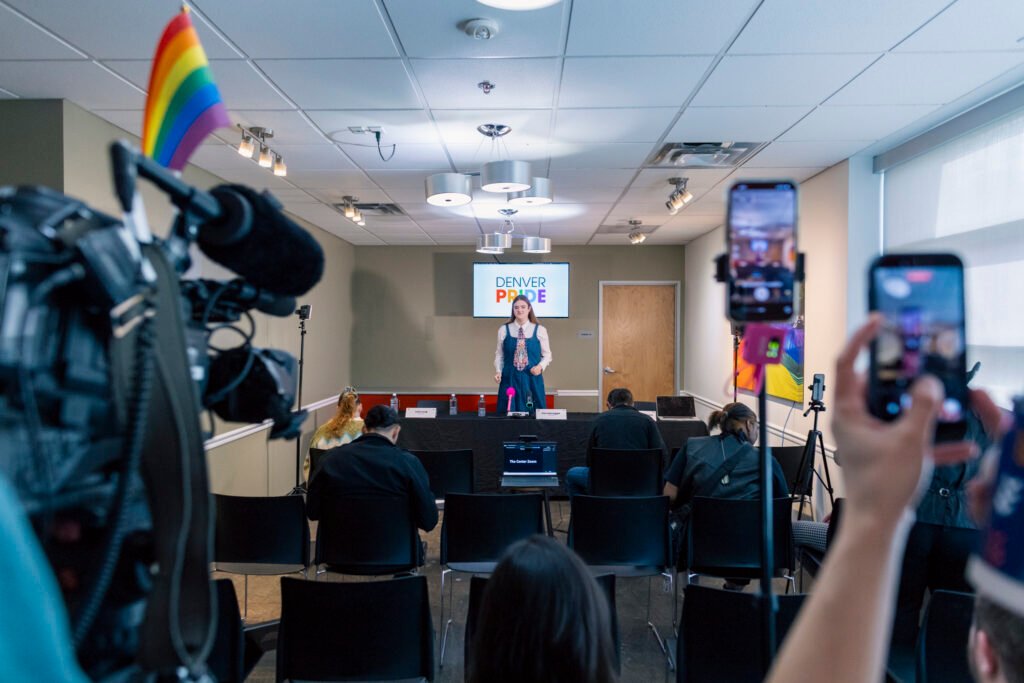 Panel discussion about Denver Pride 2026 in Denver Colorado