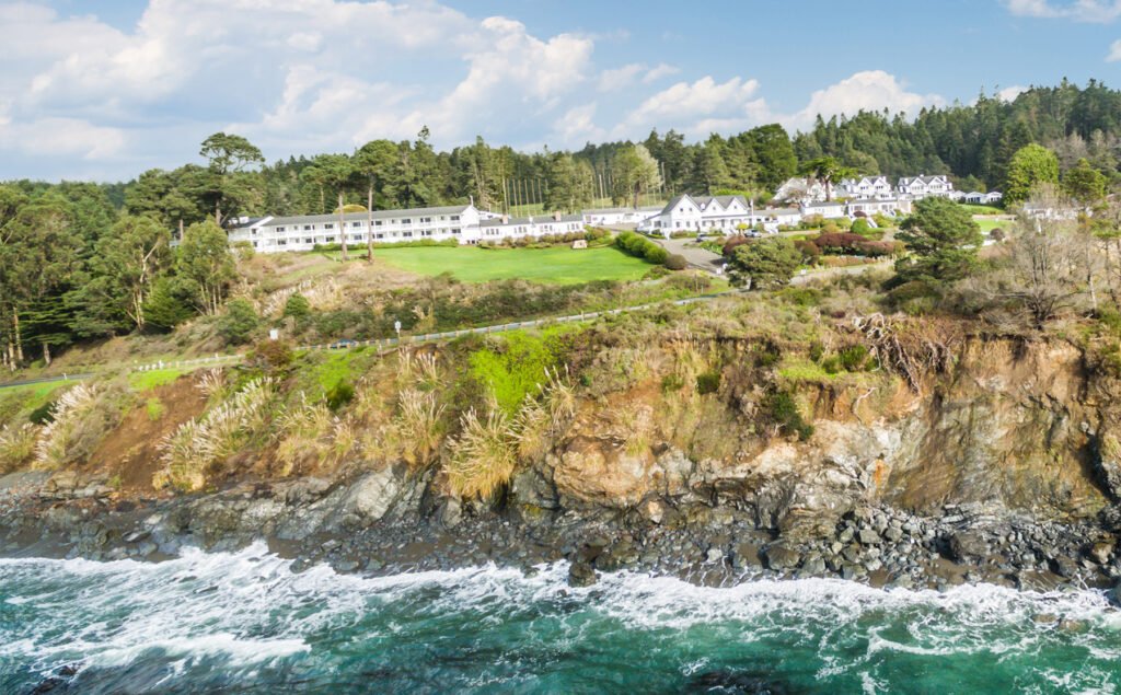 Aerial View of Little River Inn - Photo by Brendan McGuigan