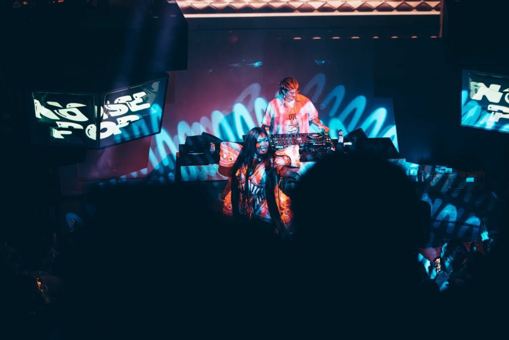 CupcakKe performing on stage with DJ at Public Works during Noise Pop Festival San Francisco