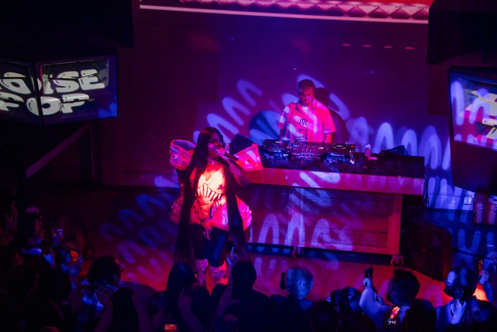 CupcakKe performing live with The Bakkery visuals during Noise Pop Festival San Francisco