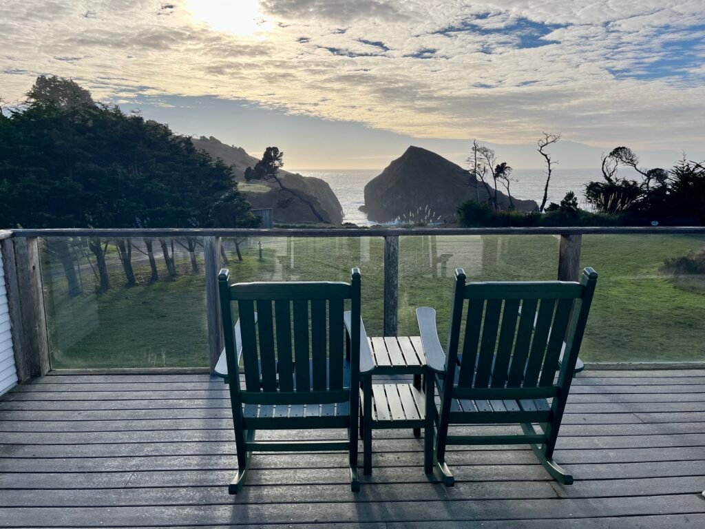 the view from the deck