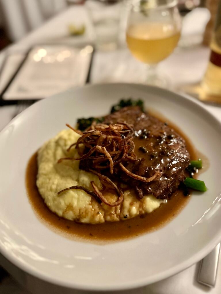 steak diane dinner