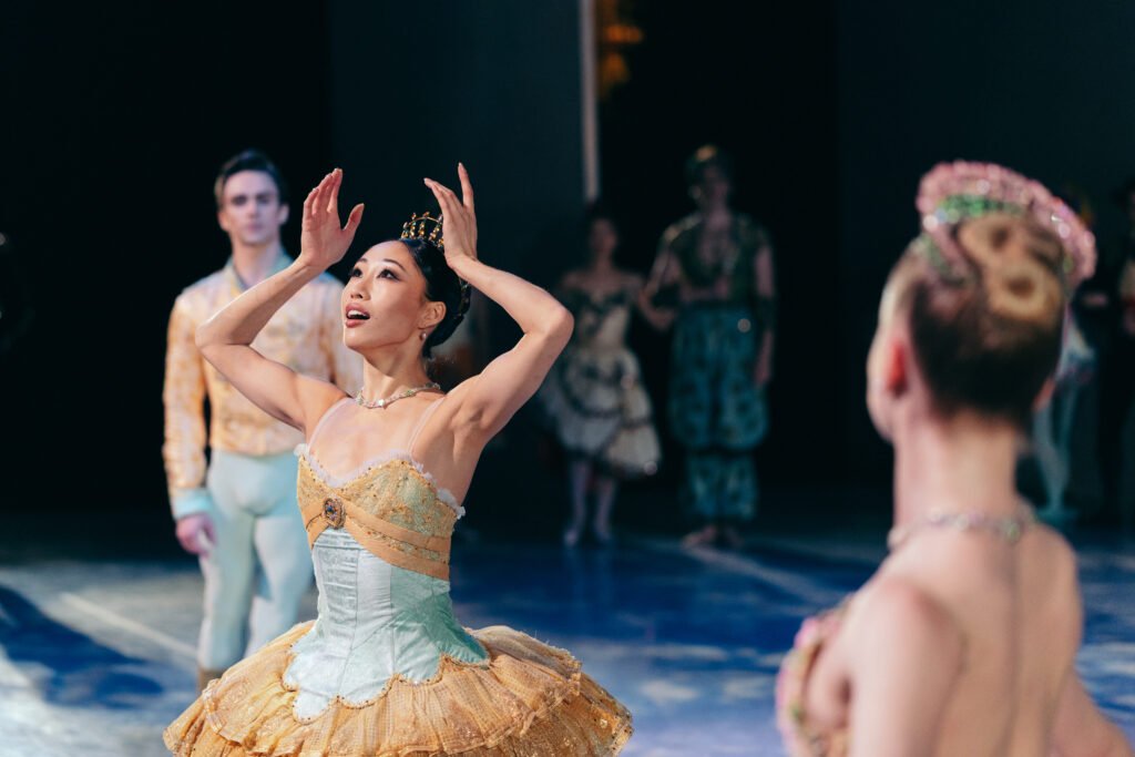 Madeline Woo performing in The Nutcracker ballet wearing classical tutu at San Francisco Ballet