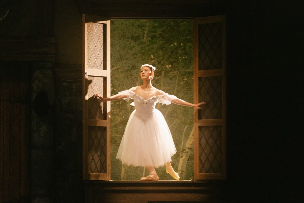 Wona Park as the Sylph at the window in La Sylphide San Francisco Ballet